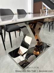 Bộ Bàn Ăn 6 Ghế Nhập Khẩu 2718S