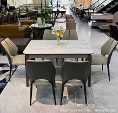 Bộ Bàn Ăn 6 Ghế Nhỏ Gọn 2922S