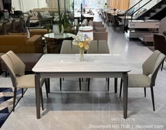 Bộ Bàn Ăn 6 Ghế Nhỏ Gọn 2922S