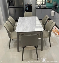 Bộ Bàn Ăn 6 Ghế Nhỏ Gọn 2922S