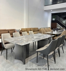 Bộ Bàn Ăn 8 Ghế Cao Cấp 2714S