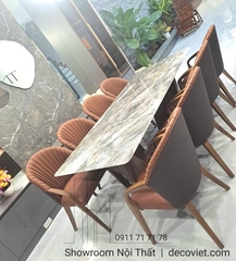 Bàn Ăn 8 Ghế Tân Cổ Điển Cao Cấp 1466S