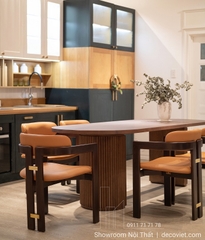 Bộ Bàn Ăn Gỗ 6 Ghế Đẹp 2707S