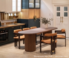 Bộ Bàn Ăn Gỗ 6 Ghế Đẹp 2707S