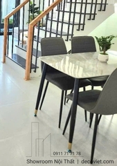 Bộ Bàn Ăn Mặt Đá 4 Ghế 2492S