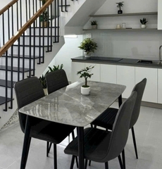 Bộ Bàn Ăn Mặt Đá 4 Ghế 2492S