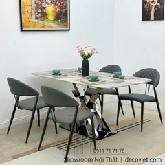 Bộ Bàn Ăn Mặt Đá 4 Người 2222S