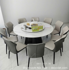 Bộ Bàn Ăn Tròn 10 Ghế Đẹp 2699S