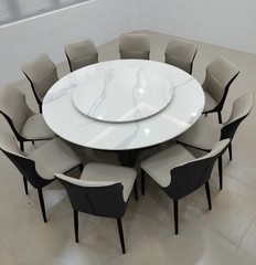 Bàn Ăn Tròn Xoay 10 Ghế Giá Rẻ 1678S