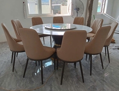 Bộ Bàn Tròn Xoay 1m5 10 Ghế 2426S