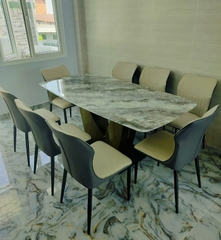 Bộ Bàn Ghế Ăn 8 Ghế Cao Cấp 1664S