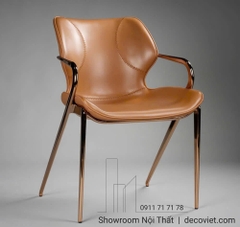 Bàn Ăn Cao Cấp 8 Ghế Chân Inox 2725S