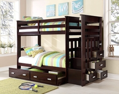 Giường Tầng Cho Bé 404T – Nâu