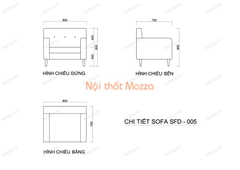 GHẾ SOFA ĐƠN SFD 005