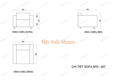 GHẾ SOFA ĐƠN SFD 007