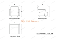 GHẾ SOFA ĐƠN SFD 009