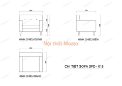 GHẾ SOFA ĐƠN  SFD 018