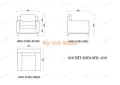 GHẾ SOFA ĐƠN SFD 019