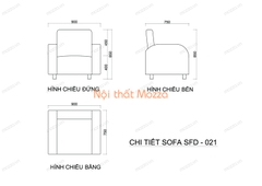 GHẾ SOFA ĐƠN SFD 021