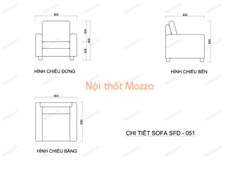 GHẾ SOFA ĐƠN ĐẸP SFD 051