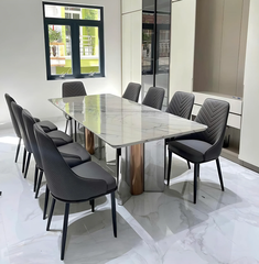 Mẫu Bàn Ăn Mặt Đá 10 Ghế Cao Cấp 2319S