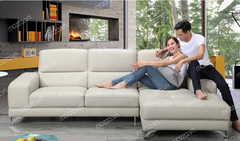 GHẾ SOFA DA CAO CẤP MZ - 555