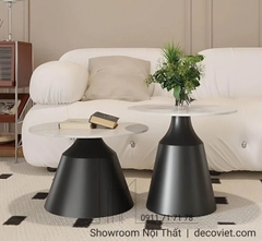 Set Bàn Trà Tròn Mặt Đá 385S