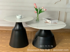 Set Bàn Trà Tròn Mặt Đá 385S