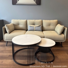 Sofa Băng Bọc Da Nhập Khẩu 968T