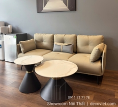 Sofa Băng Bọc Da Nhập Khẩu 968T