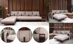 Sofa Bọc Da Hiện Đại 679T