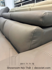 Sofa Chữ L Da Bò Sang Trọng 1022T