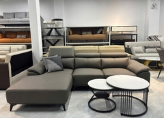Sofa Chữ L Da Bò Sang Trọng 1022T