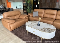 Sofa Da Bò Thật Cao Cấp  686T