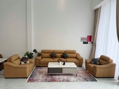 Sofa Da Bò Ý Đẹp 1123T