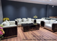 Sofa Da Bò Ý Nhập Khẩu 758T