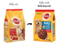 Thức Ăn Hạt  Pedigree 15.kg  Dành Cho Chó ( vị thịt bò & rau củ )