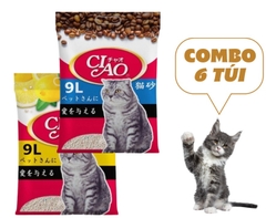 Cát Vệ Sinh Cho Mèo Ciao 9L (4Kg)