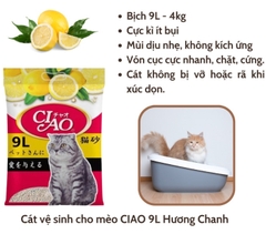 Cát Vệ Sinh Cho Mèo Ciao 9L (4Kg)