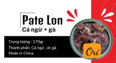 Pate Lon 170g Dành Cho Mèo ( Xốt Cá Ngừ + Gà).