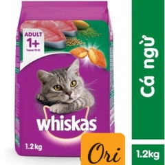 Thức Ăn Hạt Whiskas Túi 1.2Kg Cho Mèo Lớn