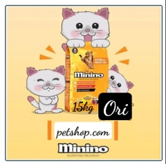 Thức Ăn Hạt Khô Cao Cấp Minino Yum 15kg.