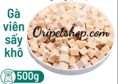 Gà Viên Sấy Khô Túi 500gr  ( Thơm Ngon Cho Chó Mèo )