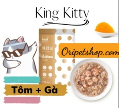 Pate KingKitty Gói 85g Siều Nhiều Thịt Dành Cho Mèo