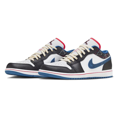 Giày Air Jordan 1 Low ‘Blue Sashiko’