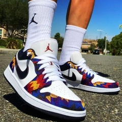 Giày Air Jordan 1 Low SE ‘Nothing But Net’ (GS) CZ8657-100