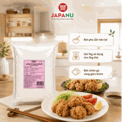 Bột Chiên Gà Karaage Mix Nihon Shokken 1kg Nhật Bản