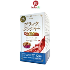 Viên Uống Gừng Đen Gaba 120 Viên Nhật Bản - Hỗ Trợ Giảm Mỡ Bụng