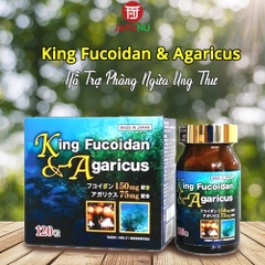 Viên Uống King Fucoidan & Agaricus Nhật Bản Hỗ Trợ Ngừa Ung Thư