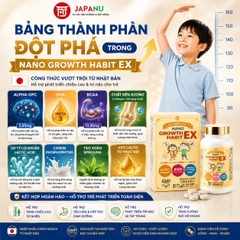 Viên uống tăng chiều cao và trí não Nano Growth Habit EX 120 Viên